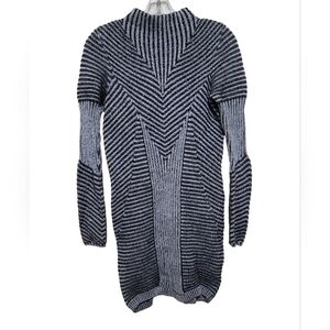 ASOS Women's Black and White Mini Sweater Dress Sz 0